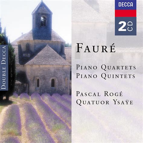 Product Family | FAURÉ Piano Quartets 1 and 2 Rogé