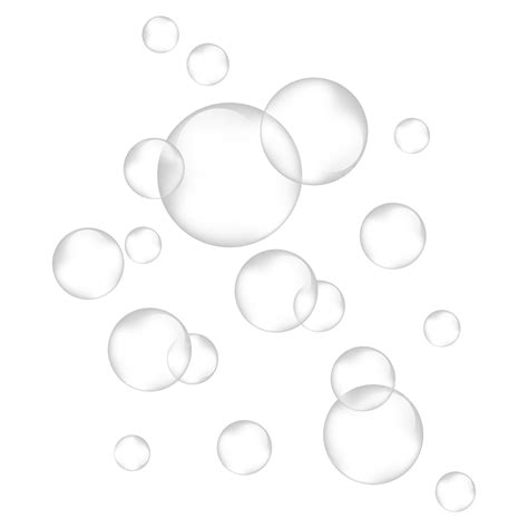 Realistic Bubble Vector PNG Images, Transparent Bubble Realistic ...