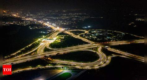 Hyderabad: Entire stretch of Outer Ring Road illuminated | Hyderabad ...