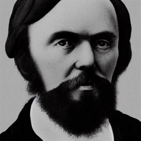 black and white photo of old portrait of dostoyevsky | Stable Diffusion ...