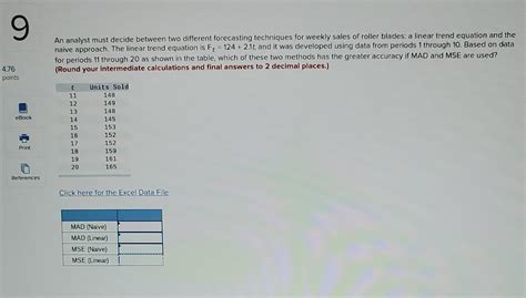 Solved An analyst must decide between two different | Chegg.com