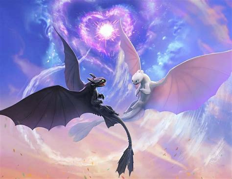 Toothless And The Lightfury Wallpapers - Wallpaper Cave