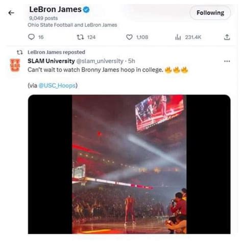 Bronny James: Bronny James lines up for USC fan event, joining his teammates with a viral dance ...