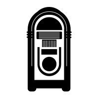 Jukebox Black And White - ClipArt Best