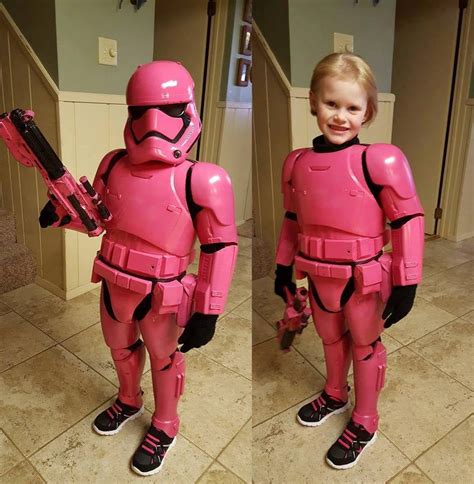 Dad Creates Awesome Pink Stormtrooper Costume for Daughter: Cute Order - Technabob