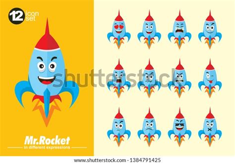 Rocket Emoji Vector Cartoon Style Can Stock Vector (Royalty Free ...