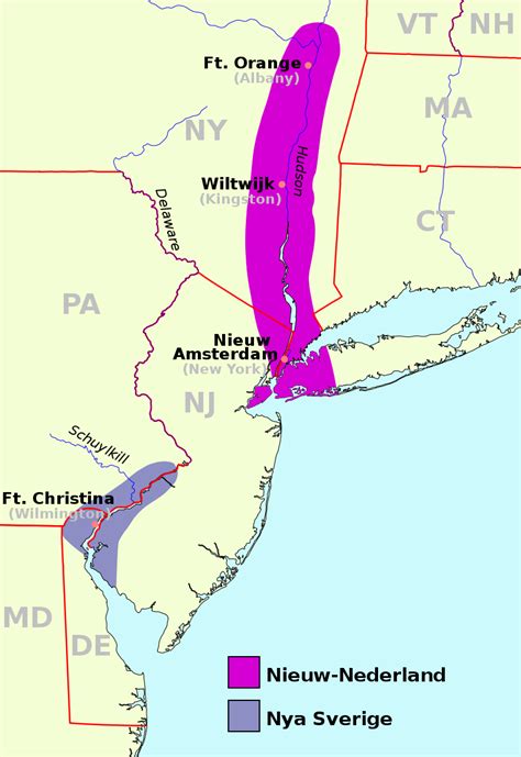 The colonies of New-Netherlands and New-Sweden in North America [835 X ...