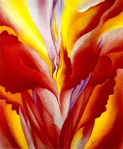 Red Canna by Georgia O'Keeffe (1923) | Georgia okeefe, Georgia o keeffe ...