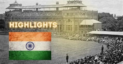 History of Indian cricket matches and players