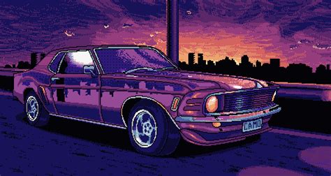 8 Bit Mustang, HD Artist, 4k Wallpapers, Images, Backgrounds, Photos and Pictures