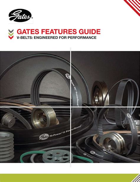 Gates V-Belts: Engineered for Performance Free Guide