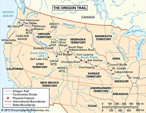 Oregon Trail Map Printable - Printable Word Searches