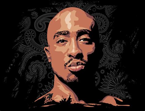 Tupac Digital Art by Tec Nificent - Pixels