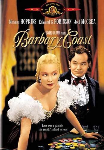 Barbary Coast (MGM) on DVD Movie