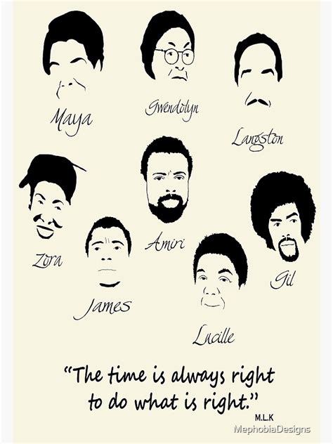 "African American Writers" Poster for Sale by MephobiaDesigns | Redbubble