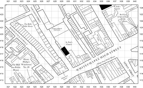 Jack the Ripper Map of Whitechapel 1888 - Plate 17