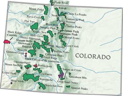 Colorado State Wildlife Areas Map - Time Zones Map