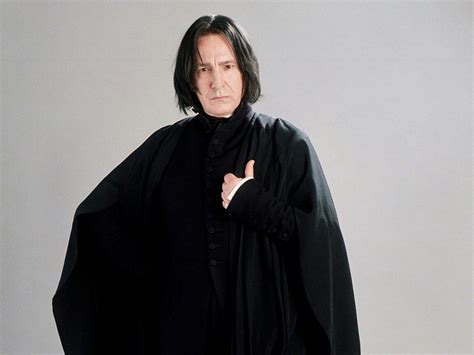 Alan Rickman as Severus Snape (Harry Potter) Turn To Page 394, Alan Rickman Severus Snape, Harry ...