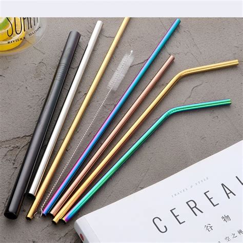 Reusable Metal Drinking Straws Price: 12.98 & FREE Shipping #ecolove ...