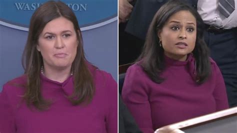 Sarah Huckabee Sanders and NBC News' Kristen Welker Wear Same Dress at ...