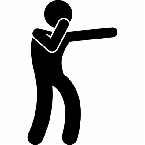 Man, punch, punching, stick figure, stickman icon - Download on Iconfinder