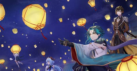 GenshinImpact, Genshin Impact, Xiao / Lantern Rite - pixiv