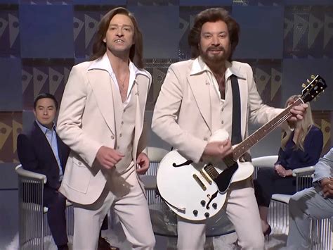 Jimmy Fallon and Justin Timberlake go full Bee Gees in “SNL” revival of ...