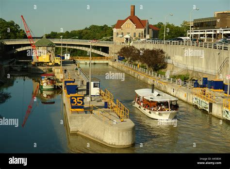 AJD57866, Lockport, NY, New York, Erie Canal, Locks and Erie Canal ...