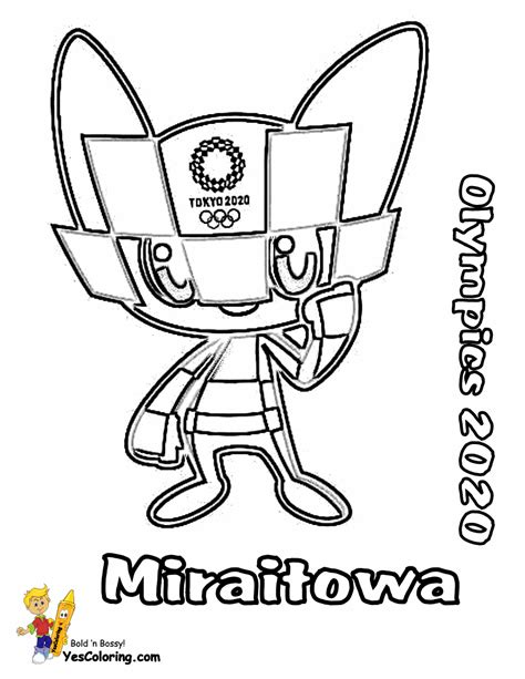 Olympic Mascots Coloring Pages