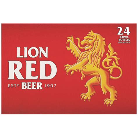 Lion Red (24pk 330ml Bt) - Brews Wairau