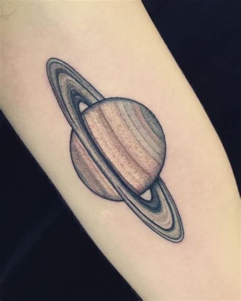 Saturn tattoo, Tattoos, Planet tattoos