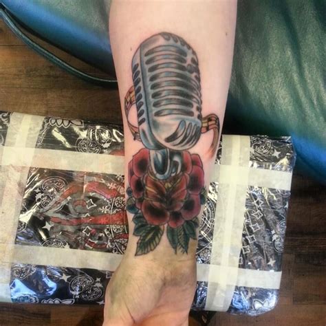 Old Fashioned Mic tattoo Mic Tattoo, Tattoo Ideas, Tattoos, Fashion ...