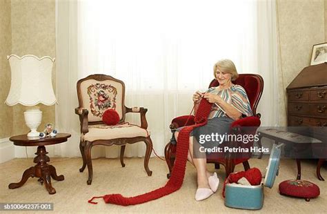 Old Woman Knitting Home Photos and Premium High Res Pictures - Getty Images