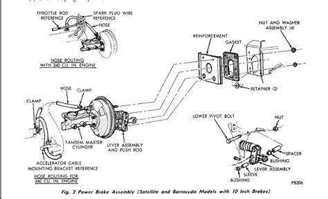 Exploded view of brake booster | For B Bodies Only Classic Mopar Forum