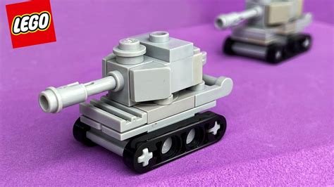 MAKE a mini Tank from WW2 in Lego (Sherman Tank from Normandy Landings) en 2024