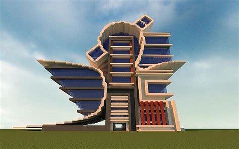 Modern/Futurist City Building Minecraft Project