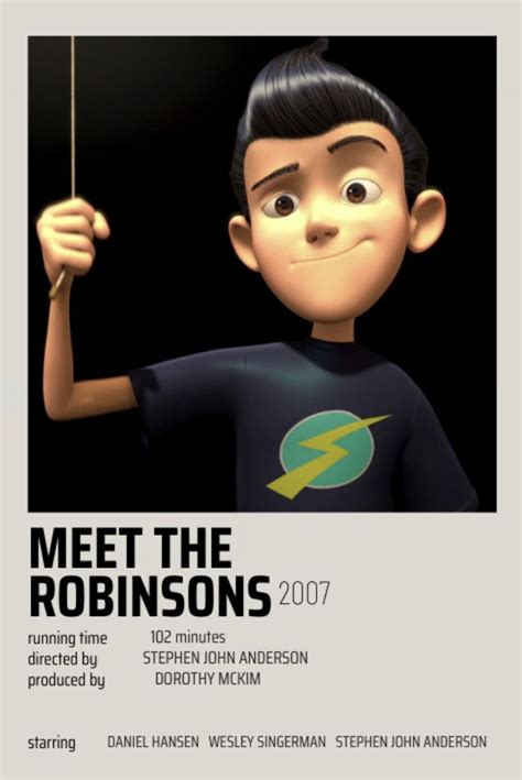 Meet the Robinsons (2007) Minimalistic Poster in 2023 | Meet the robinson, Disney movie posters ...