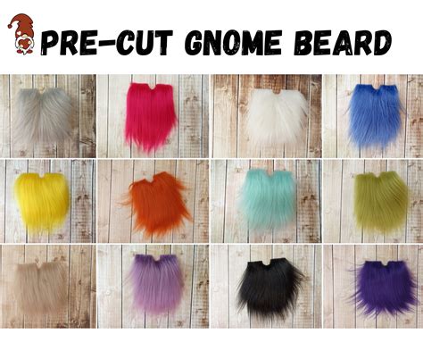 PRE-CUT Gnome Beard Gnome's beards Mix Color Gnome | Etsy