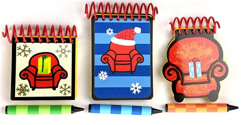 Handcrafted Handy Dandy Notebooks HOLIDAY Trio - STEVE, JOE, JOSH - Handcrafted