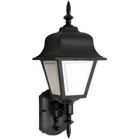 Incon Lighting | 13W LED Black Porch Light White Lens 3000K