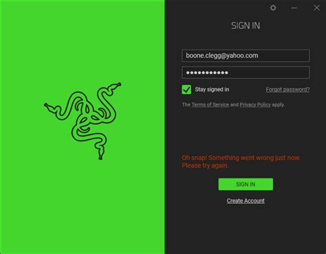 Synapse 3 not logging in | Razer Insider