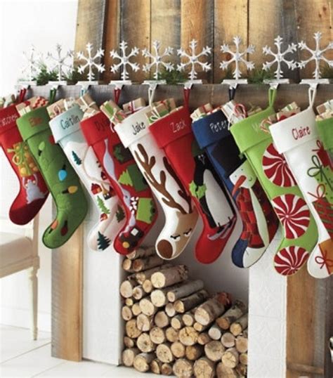 40 Christmas Stockings And Ideas To Use Them For Décor - DigsDigs