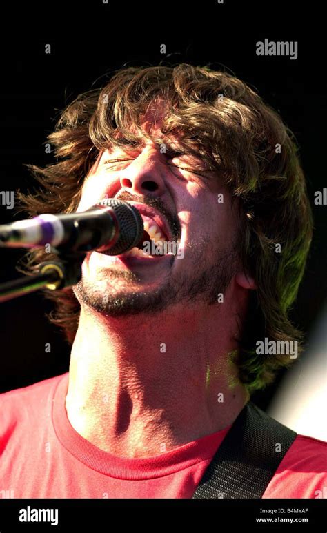 Dave Grohl Foo Fighters lead singer August 2003 playing at Big day out ...