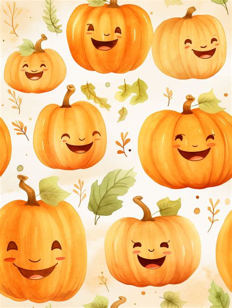 Halloween Pumpkins Pattern Free Stock Photo - Public Domain Pictures