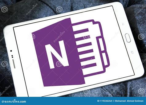 Microsoft Office OneNote Logo Editorial Stock Image - Image of ...