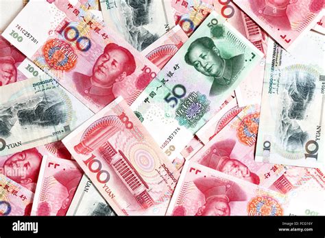 Chinese yuan bank-notes close up Stock Photo - Alamy