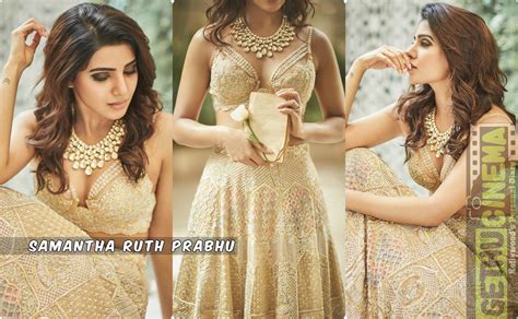 Samantha Ruth Prabhu | A glimpse of her wedding Lehenga | Gethu Cinema