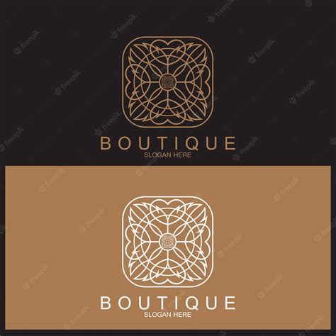 Premium Vector | Minimalist abstract boutique line art style logo and vector template