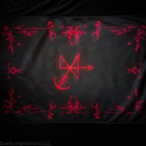 Abaddon Sigil Altar Cloth - Goetic Impressions