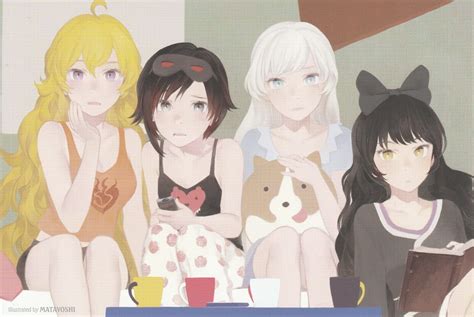 Image - Team RWBY (RWBY Official Japanese Fanbook, Illustration,Kei Toume).jpg | RWBY Wiki ...